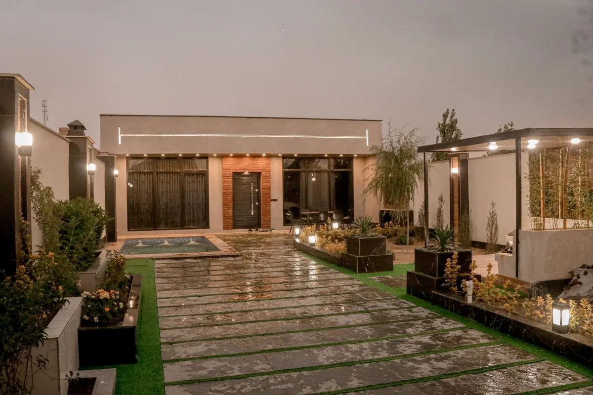 ویلا دو خوابه استخردار دهاتی