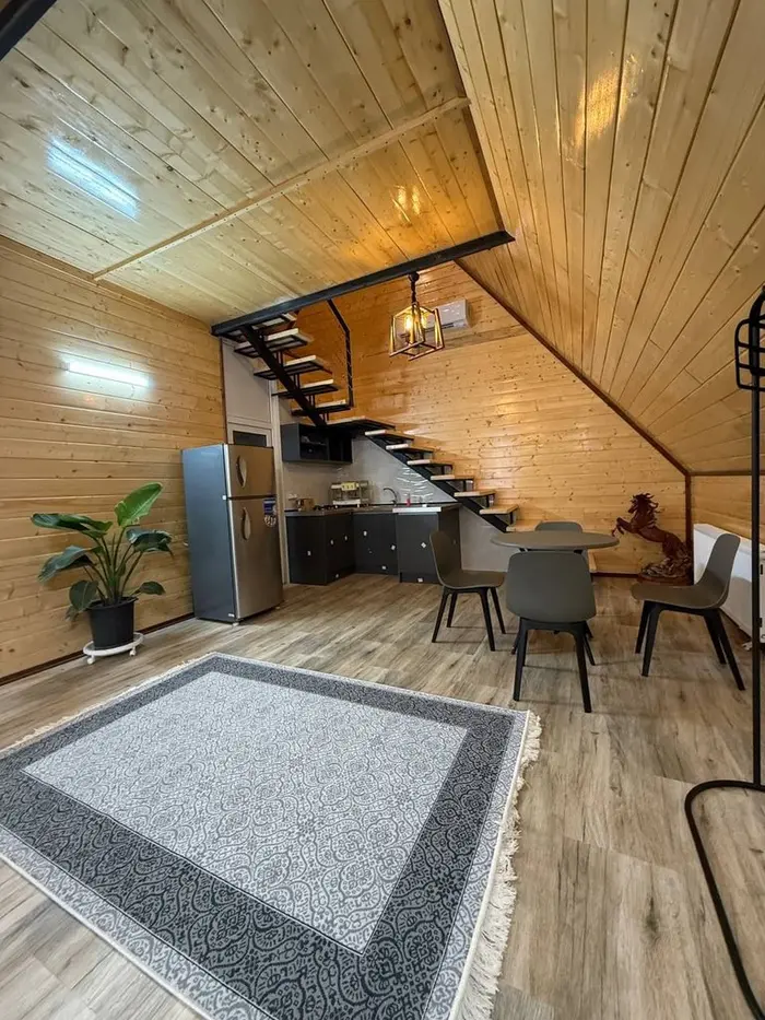 کلبه سه خوابه سوئیسی جکوزی دار البرز ۳