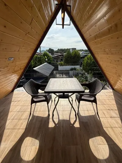 کلبه سه خوابه سوئیسی جکوزی دار البرز ۳