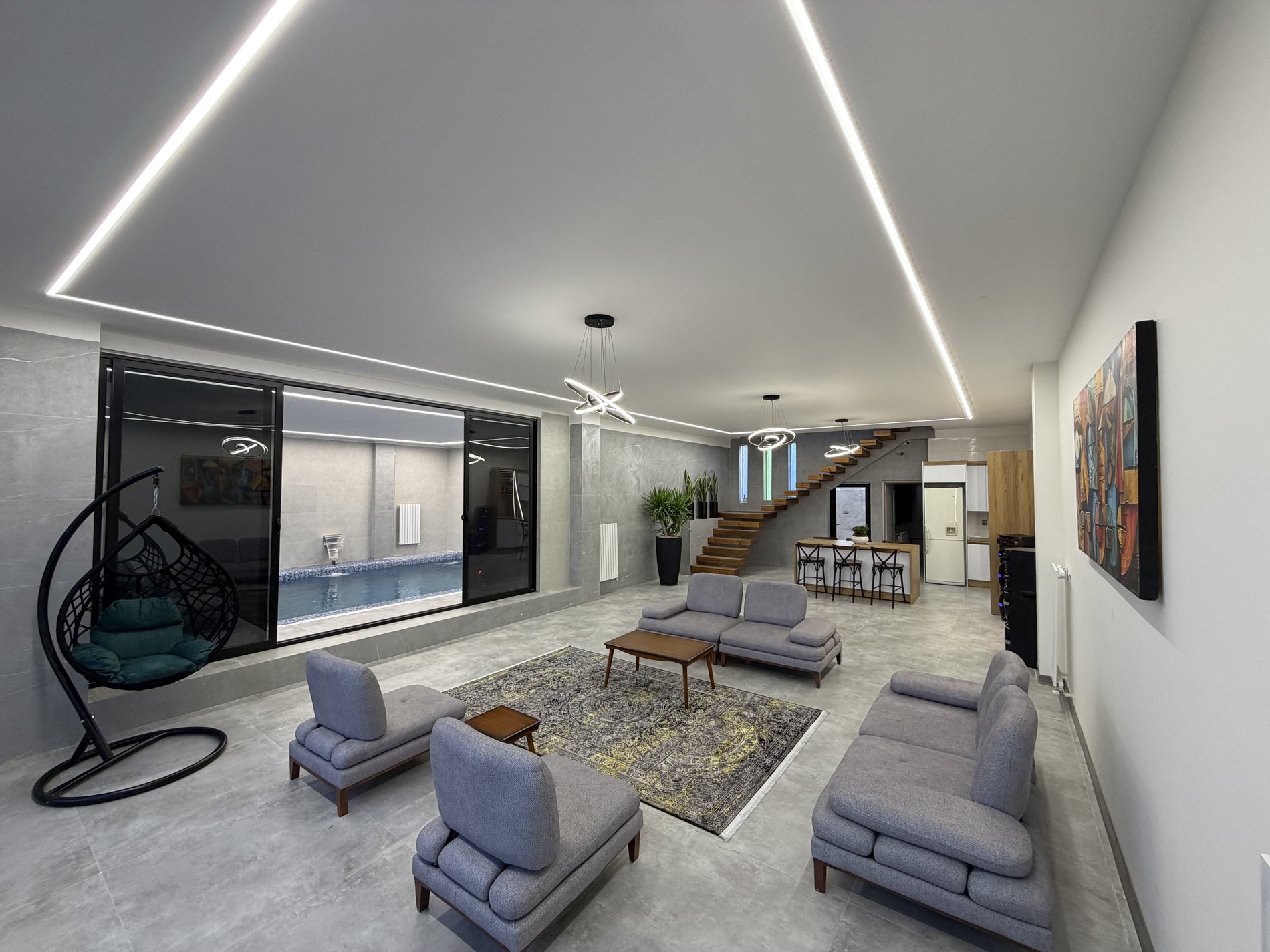 ویلا چهارخوابه دوبلکس استخردار آبگرم رهامیر