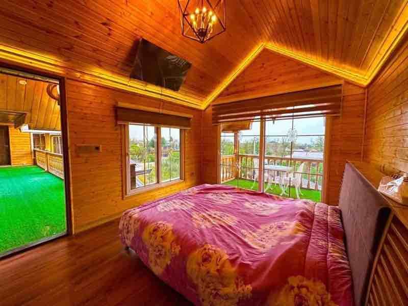 ویلا عمارت شش خوابه استخردار آبگرم آبشار