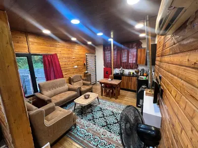 کلبه یک خوابه چوبی ملاط