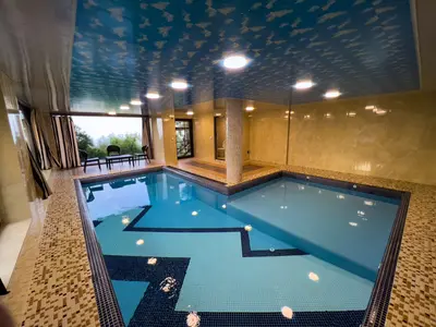 ویلا سه خوابه تریپلکس استخردار آبگرم بام اربکله