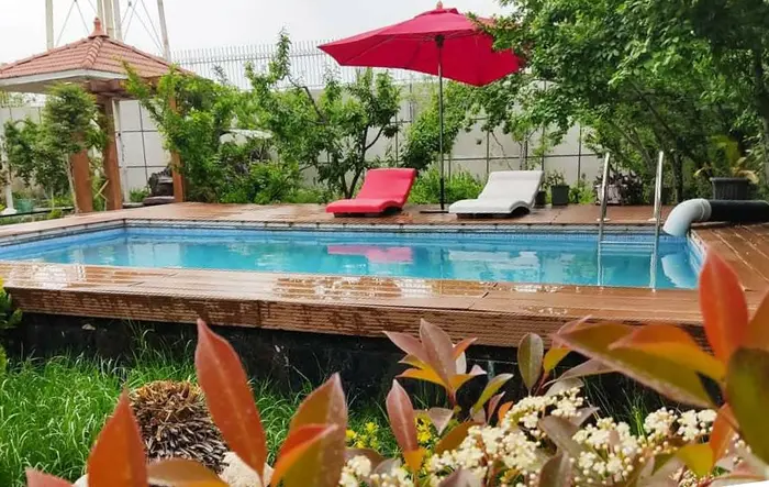 سه خوابه استخردار چناری - استخر