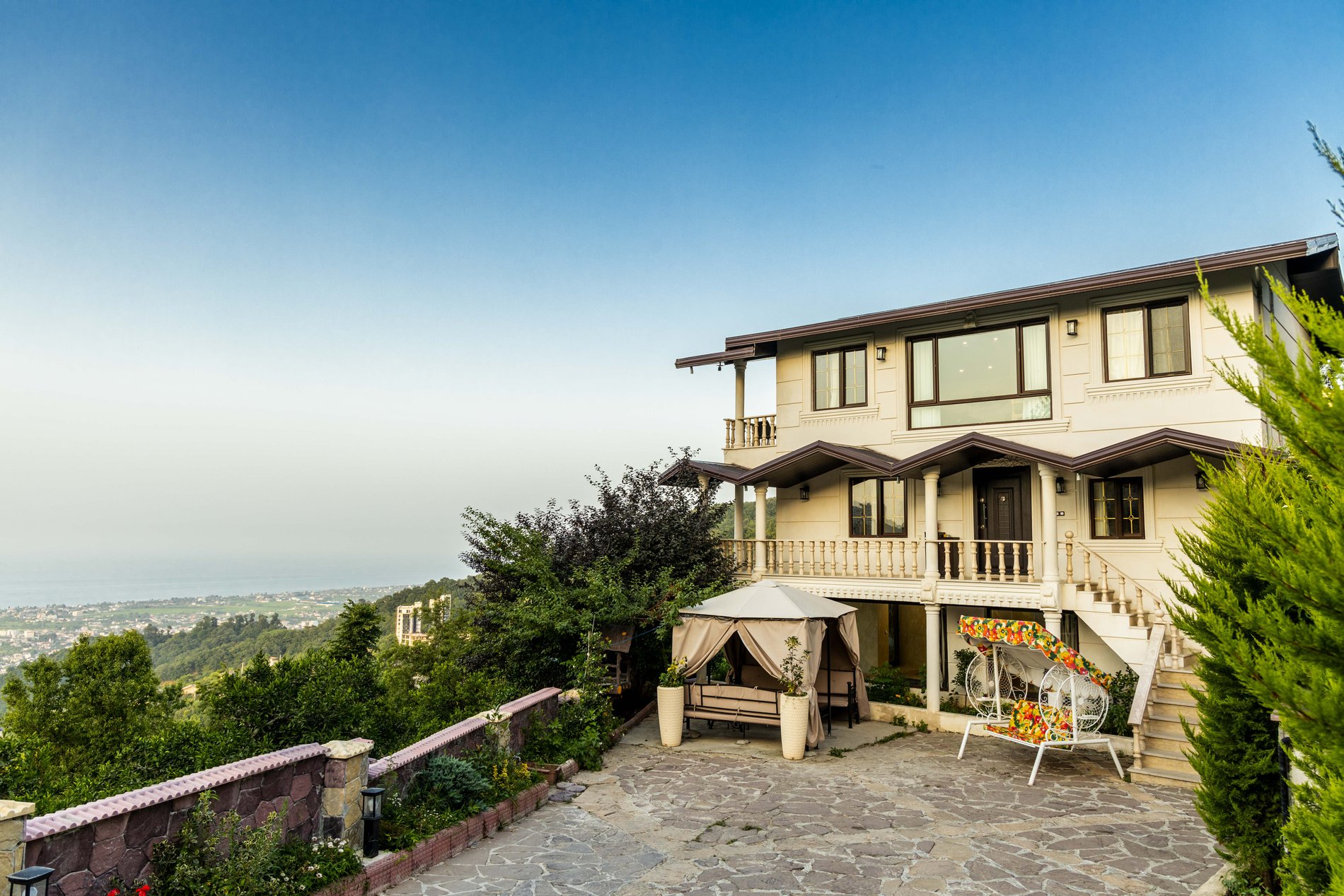 سه خوابه تریپلکس استخردار آبگرم بام اربکله