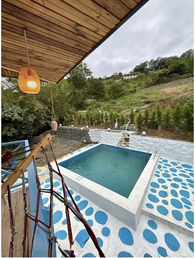 ویلا دوخوابه استخردار آبگرم باغ شازده