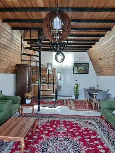 کلبه سه خوابه سوئیسی تجن