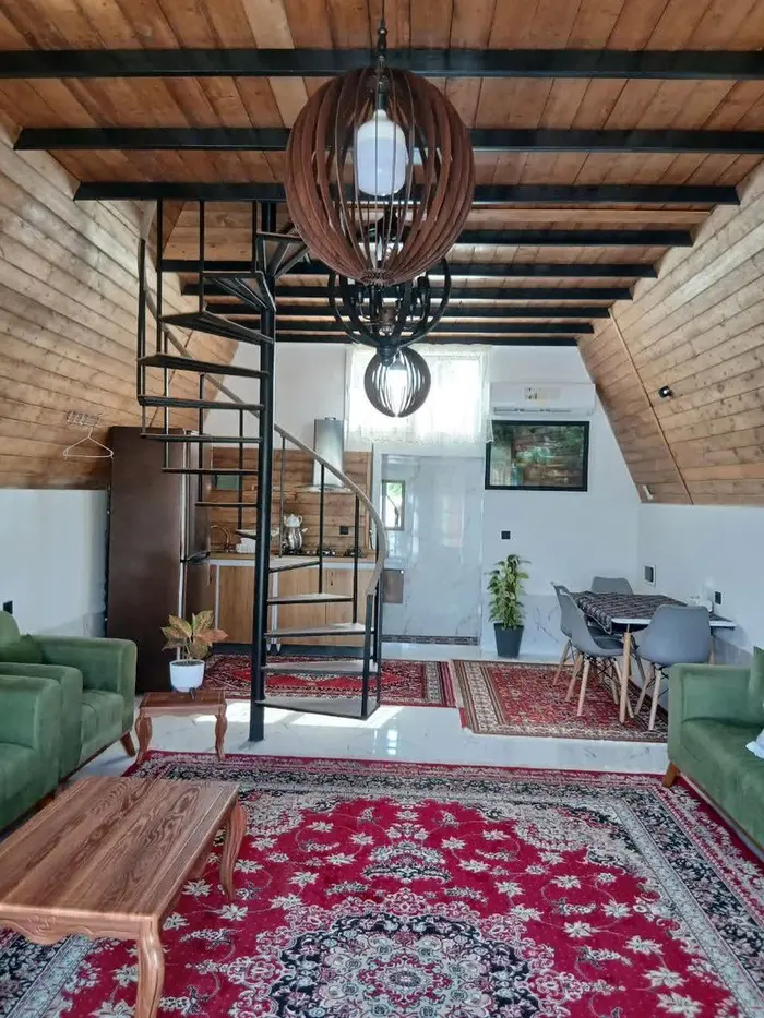 کلبه سه خوابه سوئیسی تجن