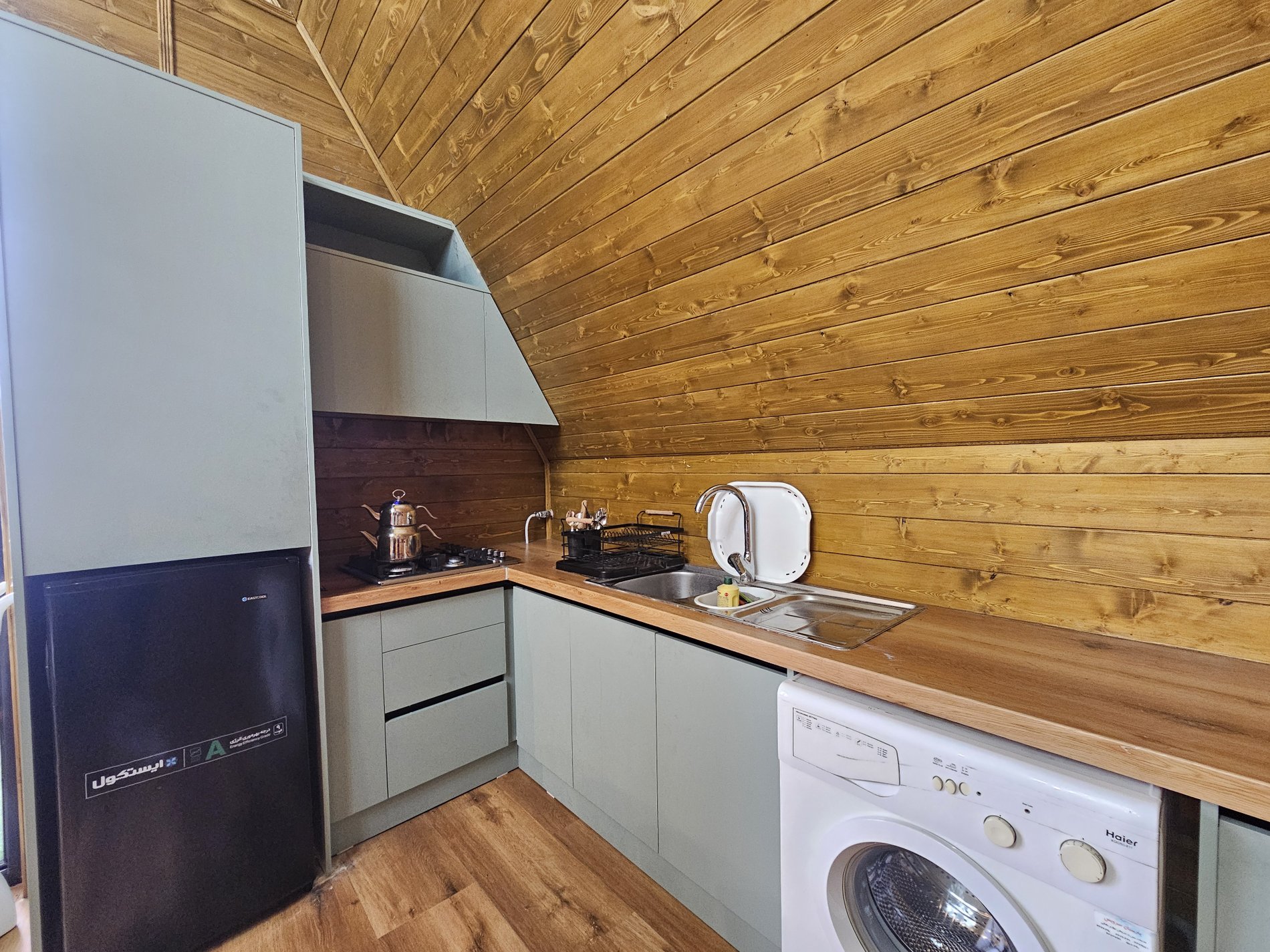 کلبه دوخوابه دوبلکس جکوزی دار فیروزه