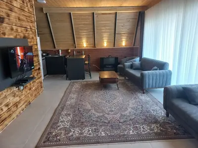 کلبه دوخوابه تریپلکس جکوزی دار نیکا