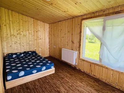 کلبه دوبلکس چوبی دوخوابه رودخانه