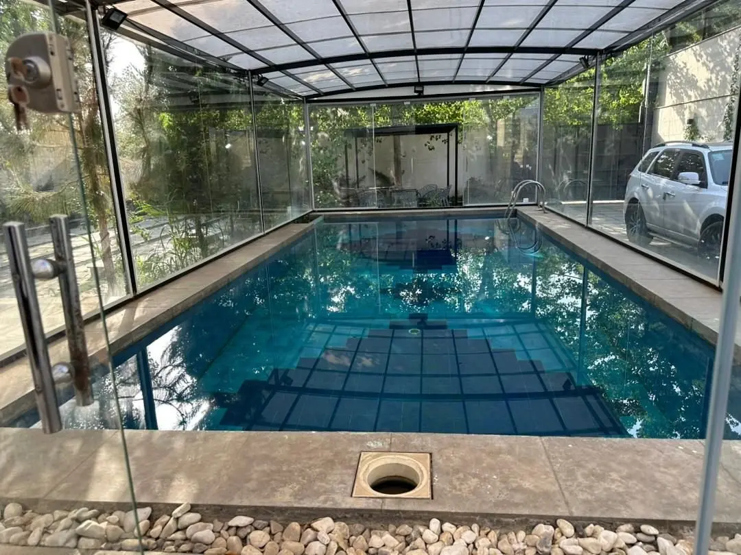 ویلا استخردار آبگرم دوخوابه استاک - استخر