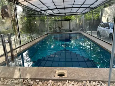 ویلا استخردار آبگرم دوخوابه استاک