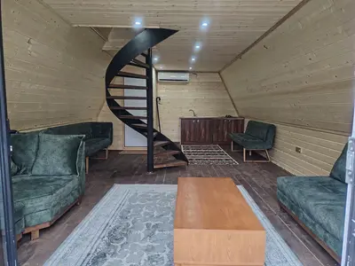 کلبه دوخوابه سوئیسی استخردار آبگرم جزیره 2