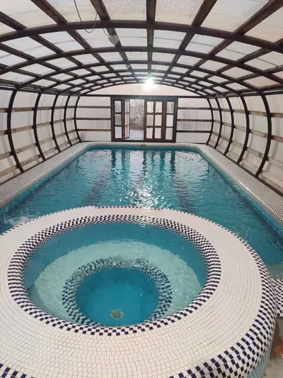 ویلا سه خوابه استخردار آبگرم زعفرانیه 4