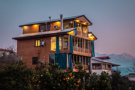 کلبه یک خوابه چوبی تیکیش طبقه 2