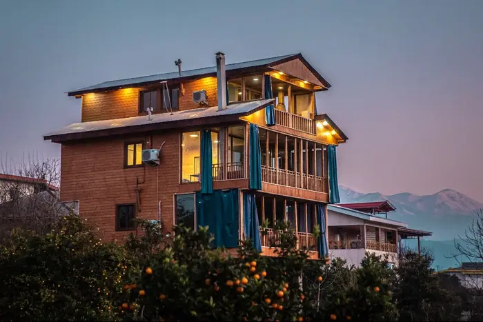 کلبه یک خوابه چوبی تیکیش طبقه 2