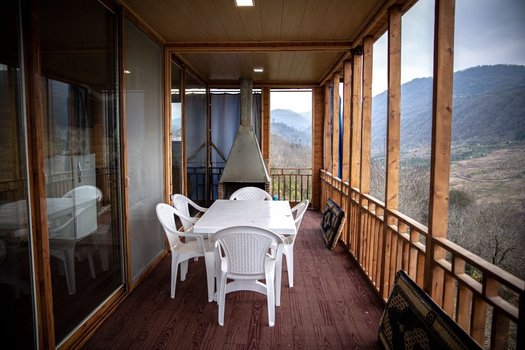 کلبه یک خوابه چوبی تیکیش طبقه 2