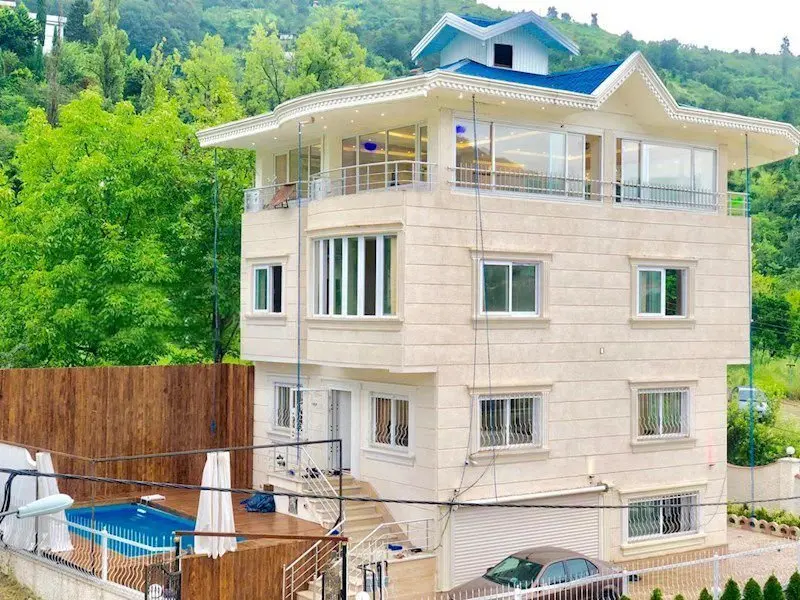 پنج خوابه تریپلکس استخردار آبگرم دالخانی