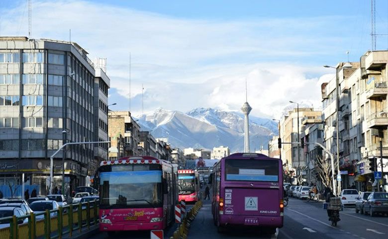 اتوبوس‌ها و بی آرتی‌ها در تهران