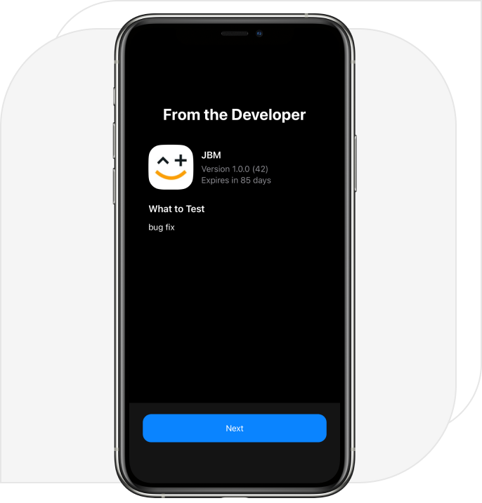 TestFlight next step